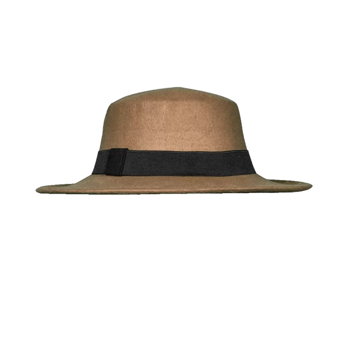 İsme Özel Özel Gondol Şapka - AB01001 - Açık Kahverengi