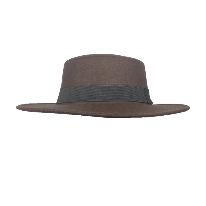 İsme Özel Özel Gondol Şapka - AB01001 - Koyu Kahverengi