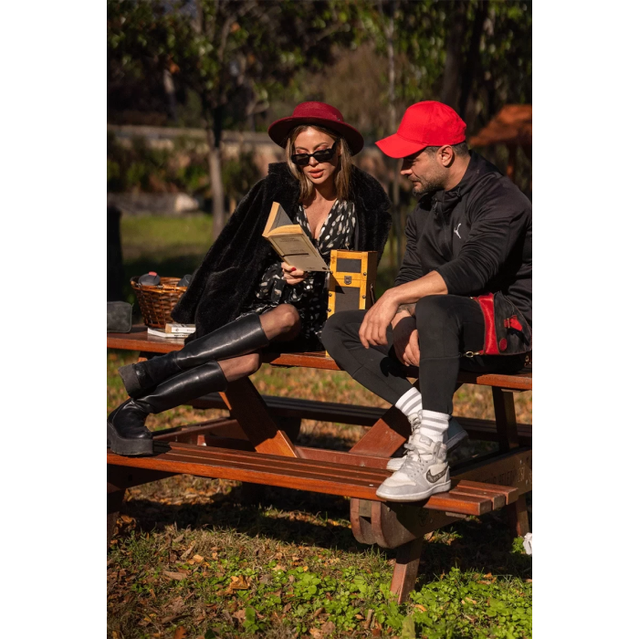 İsme Özel Melania Trump Şapkası - AB01002 - Bordo