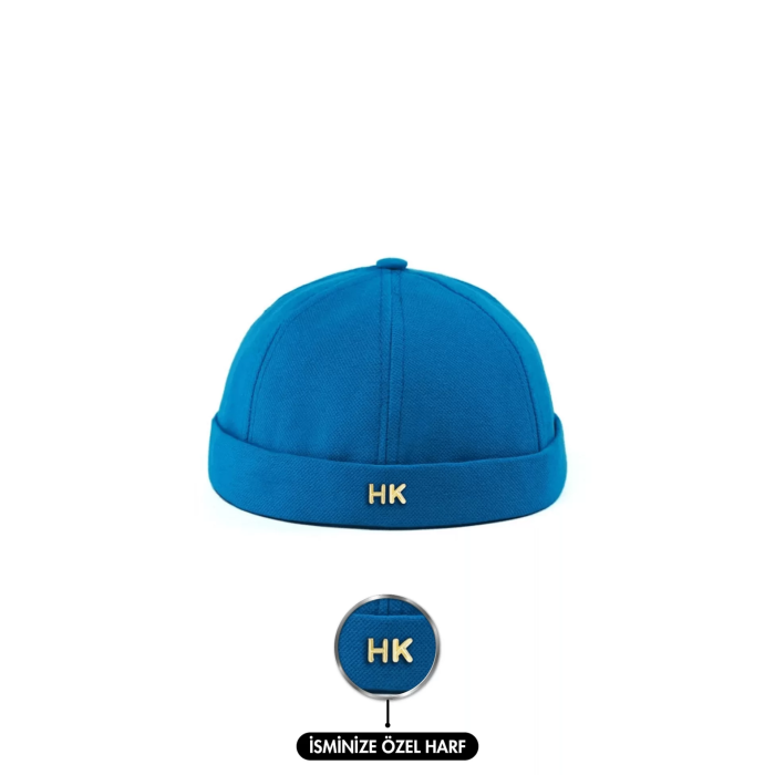 İsme Özel Docker Şapka - AB01008 - Mavi