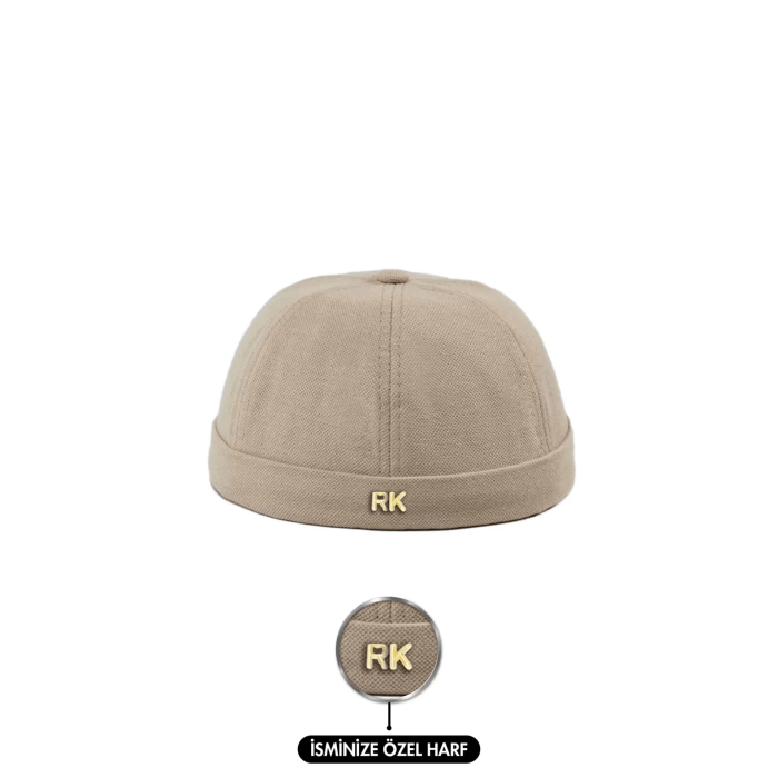 İsme Özel Docker Şapka - AB01008 - Bej