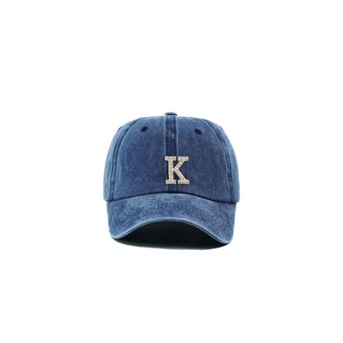 İsme Özel Yıkamalı Kep Şapka - AB01010 - Lacivert