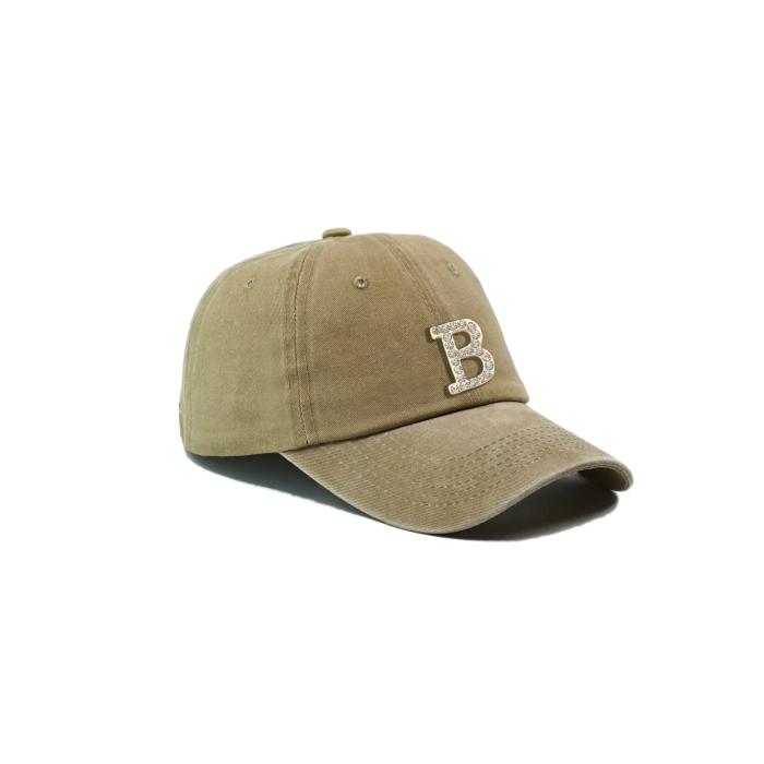 İsme Özel Yıkamalı Kep Şapka - AB01010 - Koyu Haki