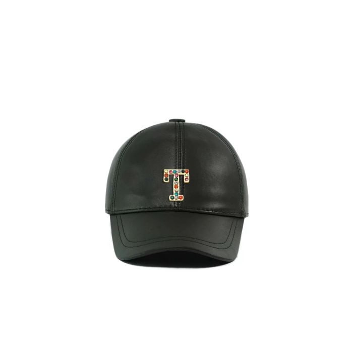 İsme Özel Kep Şapka - %100 Deri - AB01012 - Haki