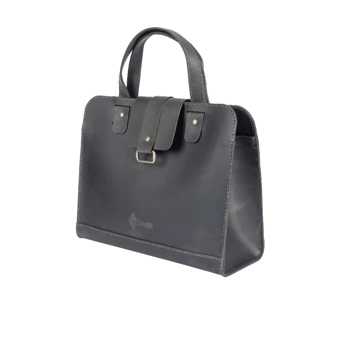 İsme Özel Crazy Büyük Boy Çanta - %100 Crazy Deri - AC09005 - Antrasit