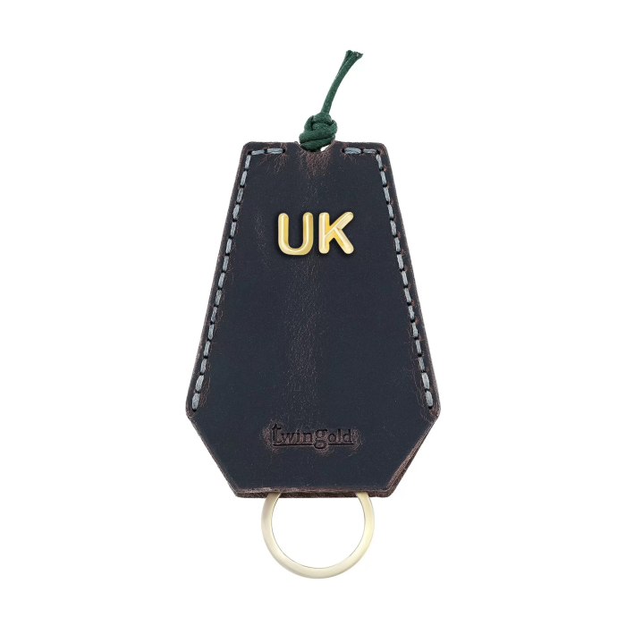 İsme Özel İpli Anahtarlık - % 100 Crazy Deri - AG01002 - Lacivert