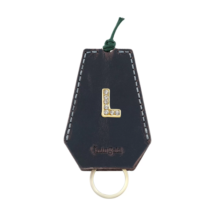 İsme Özel İpli Anahtarlık - % 100 Crazy Deri - AG01002 - Lacivert