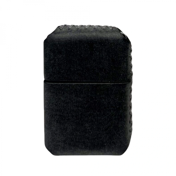 Handmade El Yapımı Hakiki Deri Zippo Modeli Çakmak - AG02001 - Antrasit