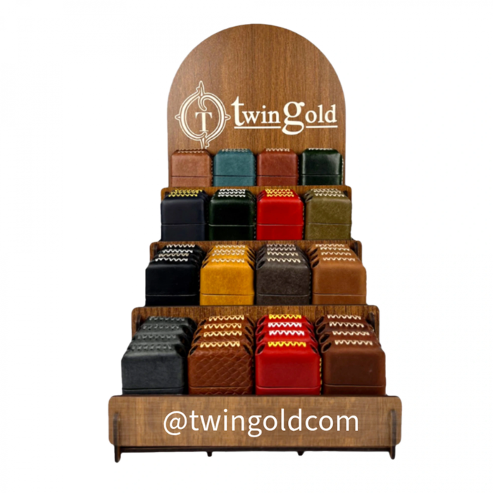 Handmade El Yapımı Hakiki Deri Zippo Modeli Çakmak - AG02001 - Tobacco