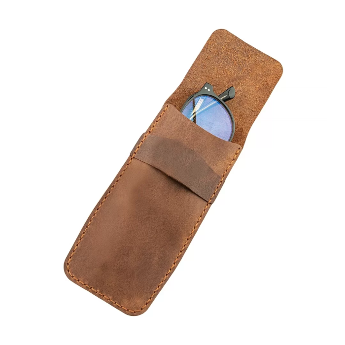 İsme Özel Çok Amaçlı Aksesuar Kılıfı - %100 Rainbow Deri - AK01002 - Kırmızı