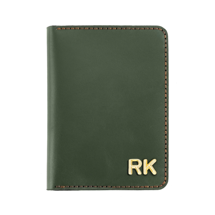 İsme Özel Pasaport Kılıfı - %100 Tiesto Deri - AK02001 - Haki