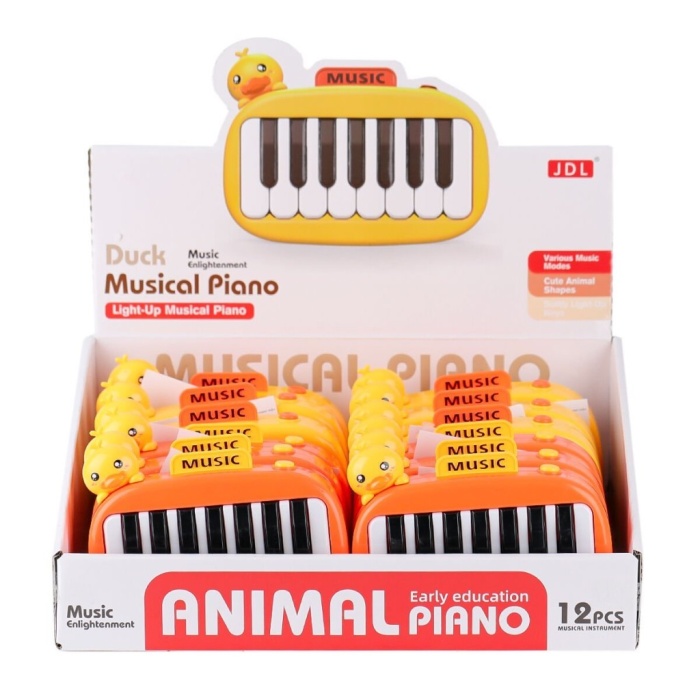 8897-1B Ördek Işıklı Müzikal Piano