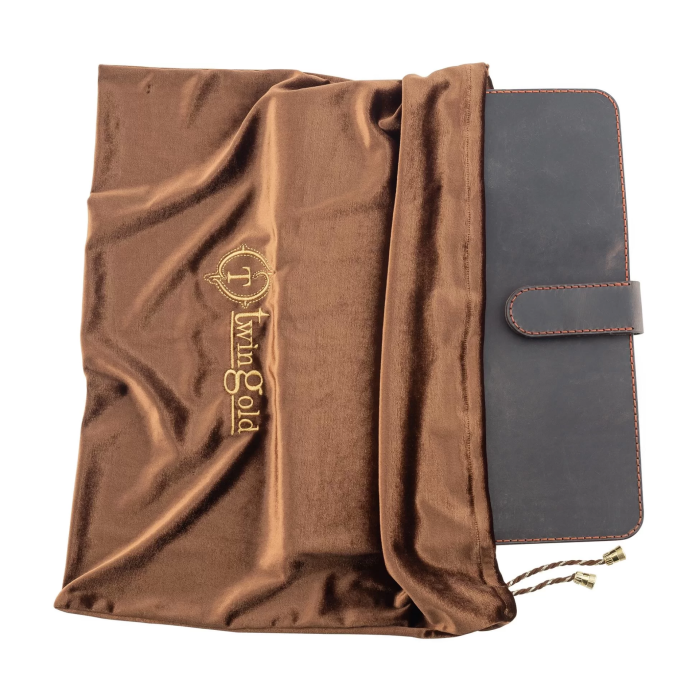 İsme Özel Çıtçıtlı Fonksiyonlu iPad Organizer - 10,9 (İnç) - %100 Crazy Deri - ET01004 - Kahverengi