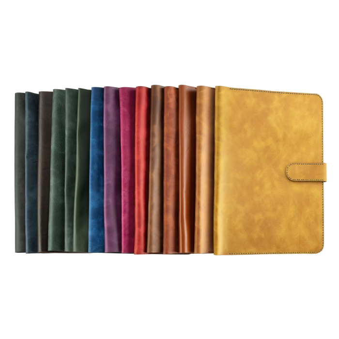 İsme Özel Çıtçıtlı Fonksiyonlu Macbook Organizer - %100 Rainbow Deri - ET02001 - Mor