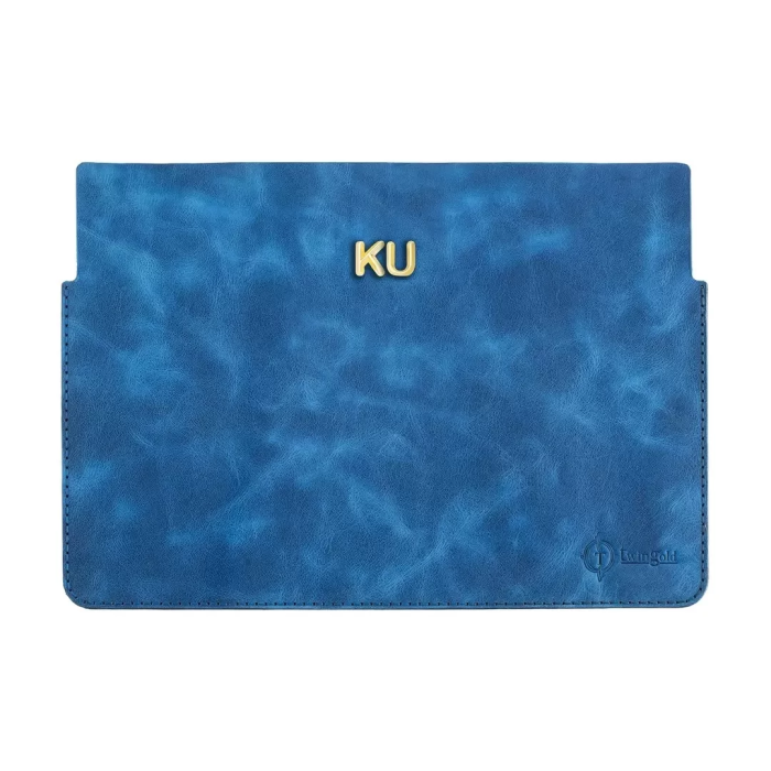 İsme Özel Macbook Kılıfı - %100 Rainbow Deri - ET02002 - Saks Mavisi