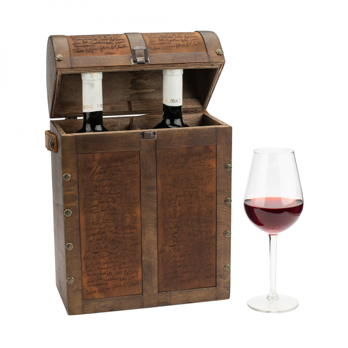 Çiftli Şaraplık - %100 Deri - HH06002 - Kahverengi