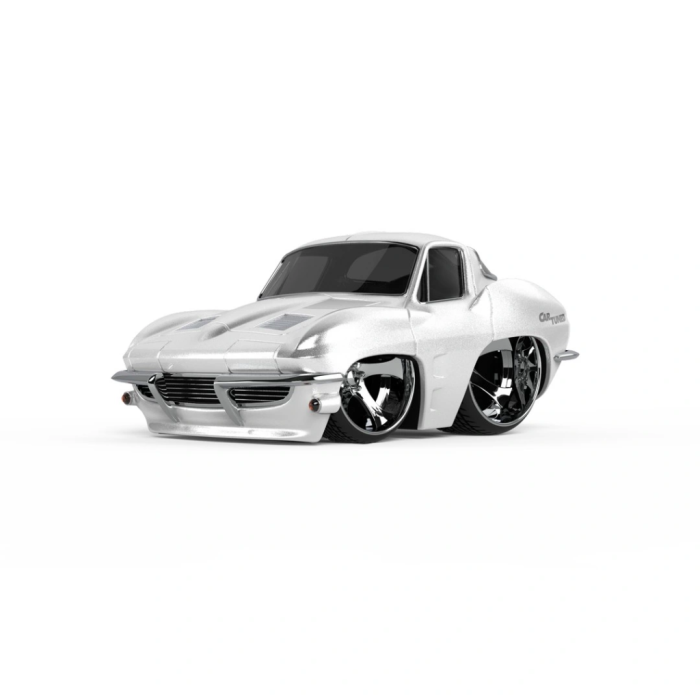 S2 1963 Chevy Corvette Stingray - Beyaz Muscle Araba