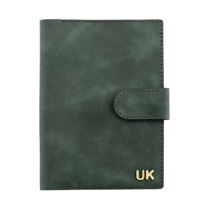 A5 Defter ve Ajanda Kılıfı - %100 Rainbow Deri - KO10001 - Haki