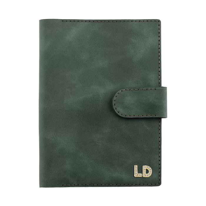 A5 Defter ve Ajanda Kılıfı - %100 Rainbow Deri - KO10001 - Haki