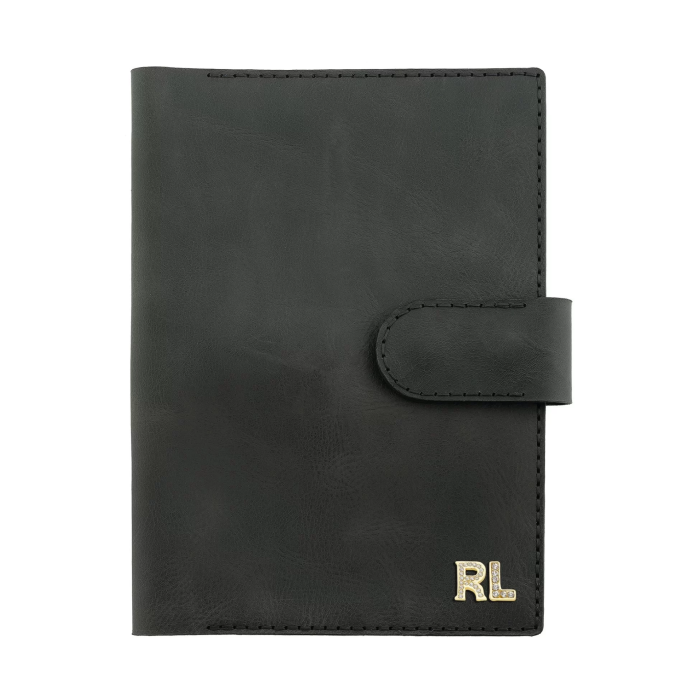 A5 Defter ve Ajanda Kılıfı - %100 Rainbow Deri - KO10001 - Antrasit