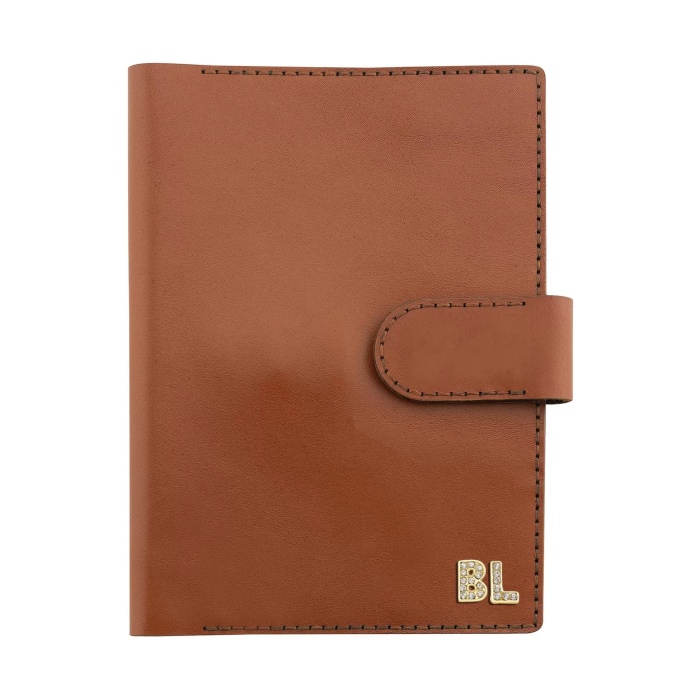 A5 Defter ve Ajanda Kılıfı - %100 Tiesto Deri - KO10002 - Tobacco