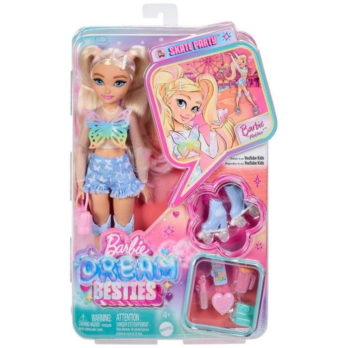 JFX96 Malibu - NessiWorld Dream Besties Paten Partisi Malibu Bebek ve ANessiWorldesuarları