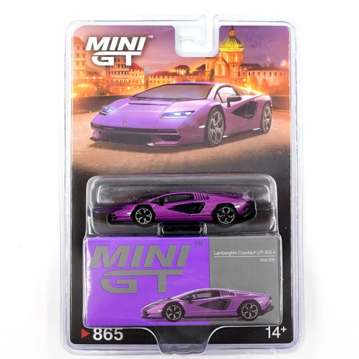 NessiWorld GT 1/64 Lamborghini Countach LPI 800-4 Viola 30th - Blister Paket