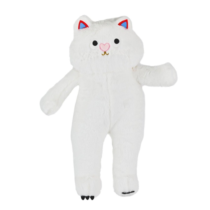 4806 Peluş Uzun Kedi 55 cm Beyaz -My Friend Toys