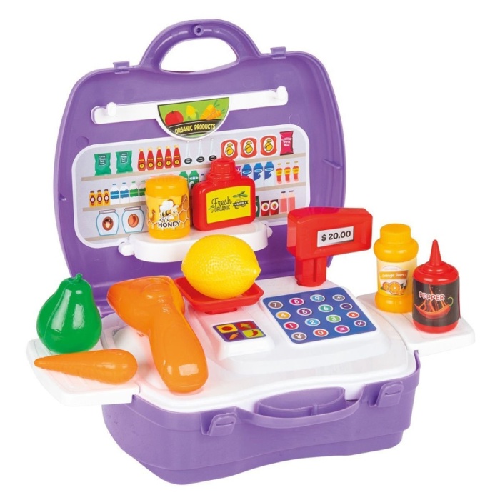 03 563 Çantalı Market Seti -NessiWorld Oyuncak