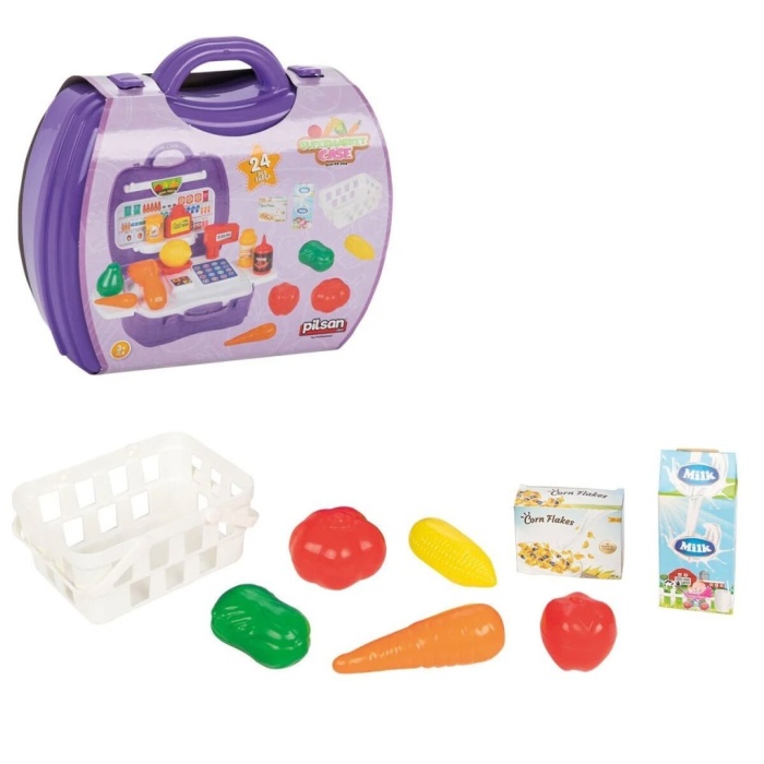 03 563 Çantalı Market Seti -NessiWorld Oyuncak