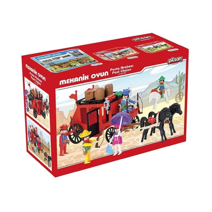 04 002 NessiWorld Mekanik Seri 2 Posta Arabası -NessiWorld Oyuncak