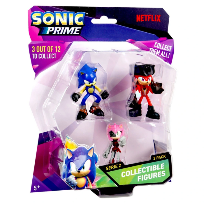 Sonic Prime 3lü Figür Seri 2 Blister Asorti
