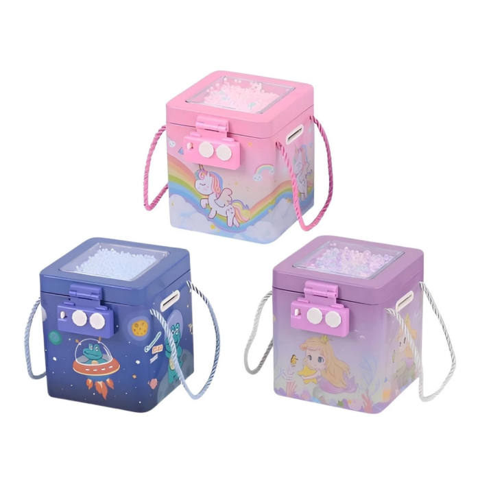 Şifreli Metal Kare Kumbara