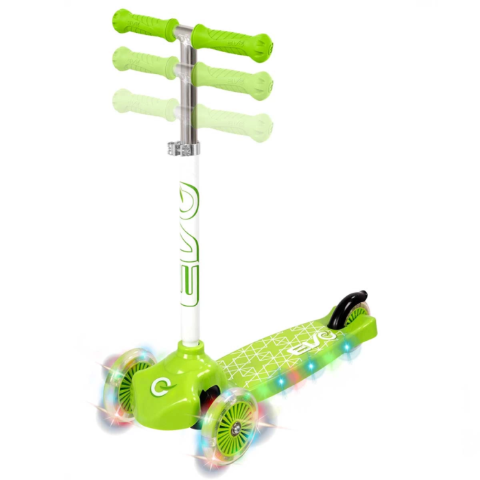 3 Tekerlekli Moven Groove Işıklı Yeşil Scooter