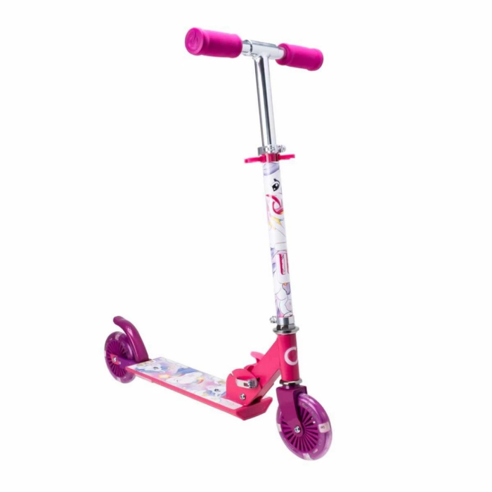 2 Tekerlekli Katlanabilir Unicorn Inline Işıklı Scooter