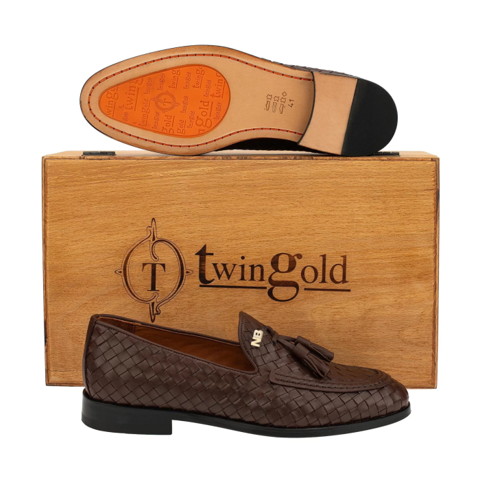 El Örgüsü Kösele Erkek Ayakkabı - TWG003