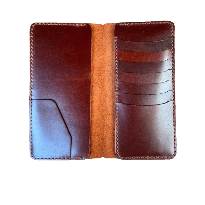 Antik Kiremit Dikey Uzun Cüzdan