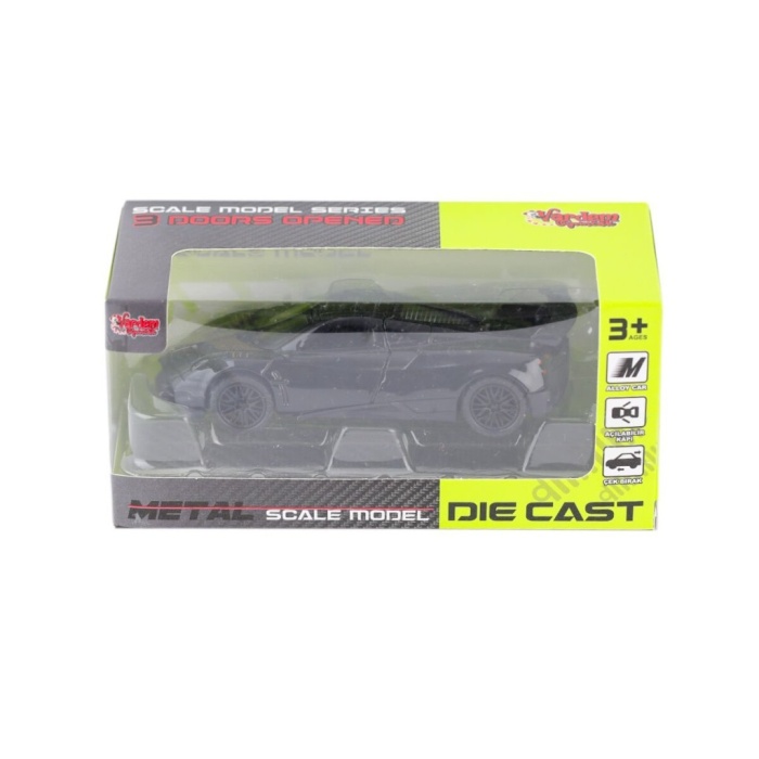 KM-36201A-Vardem Kutulu Çek Bırak 1:36 Metal Araba