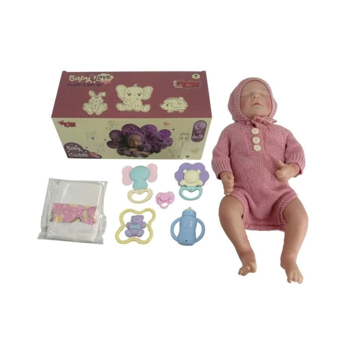 NessiWorld KNG-902-2A KUT 43 CM GERÇEKÇİ BEBEK