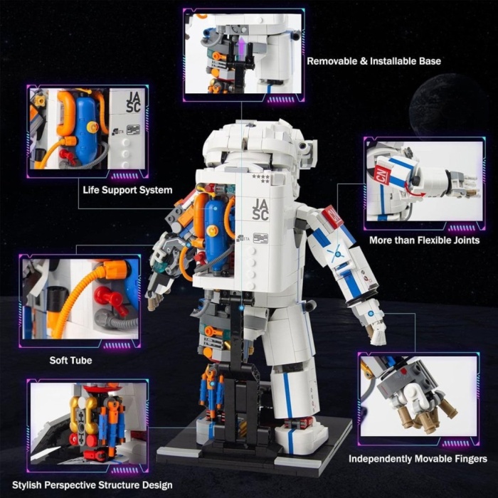 JK9106 Astronot Blok Seti -Vagon life