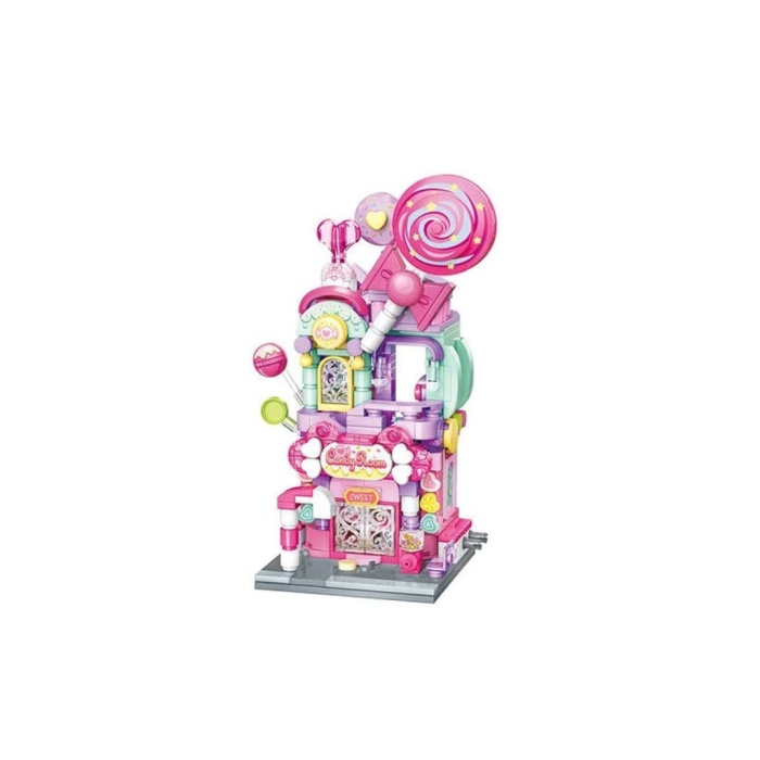KP28012 Keeppley Candy Shop City Corner Blok Seti -Vagon life
