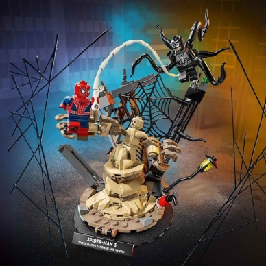 76334 Marvel Efsanevi Savaş: Spider-Man Sandmane karşı 201 parça +9 yaş