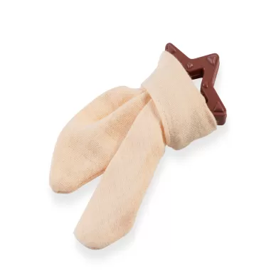 Silikon Diş Kaşıyıcılı Müslin Önlük 736 Somon