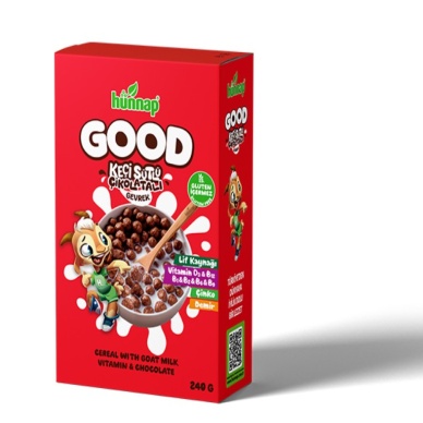 Keçi Sütlü Çikolata ve Vitamin Tahıllı Glutensiz Gevrek 240 Gr