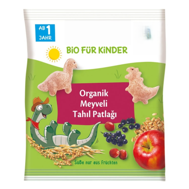 Organik Meyveli Tahıl Patlağı 30 Gr