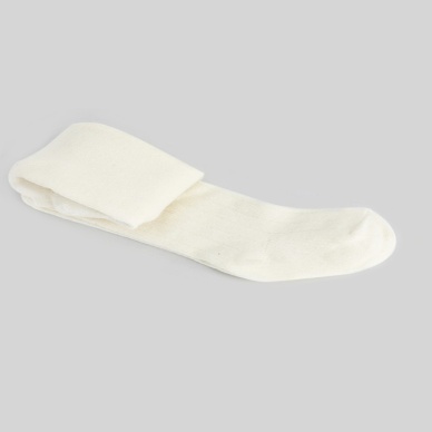 Tekli Düz Külotlu Çorap 50104 Ekru