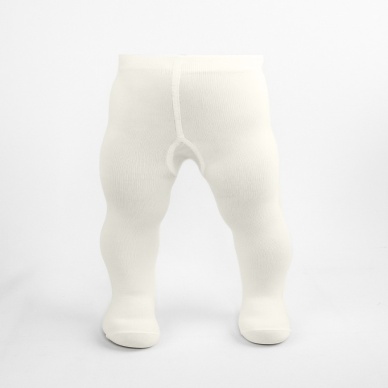 Tekli Düz Külotlu Çorap 50104 Ekru