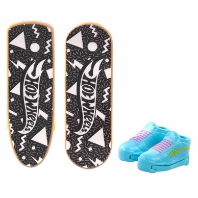 HXL17  Skate Retro Temalı İkili Parmak Kaykay ve Ayakkabı Paketi