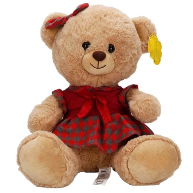 4810 SK PELUŞ AYI ELBİSELİ 32CM 2A