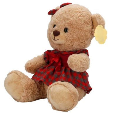 4810 SK PELUŞ AYI ELBİSELİ 32CM 2A